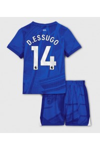 Fotbalové Dres Chelsea Dario Essugo #14 Dětské Domácí Oblečení 2025-26 Krátký Rukáv (+ trenýrky)